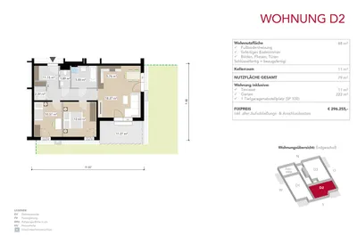3-Zimmer-Wohnung kaufen in Graz-Umgebung – 68 m², € 300.676 – Bild 5 von 13