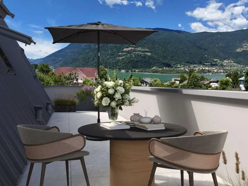 Seeblick-Penthouse am Ossiacher See - Ansicht 2
