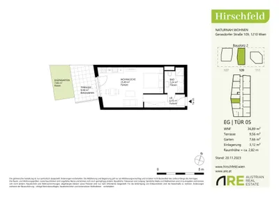 1-Zimmer-Wohnung mieten in Wien – 36,89 m², € 729 – Bild 15 von 15