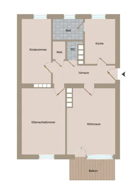 3-Zimmer-Wohnung kaufen in Salzburg-Umgebung – 66,96 m², € 285.000 – Bild 6 von 6