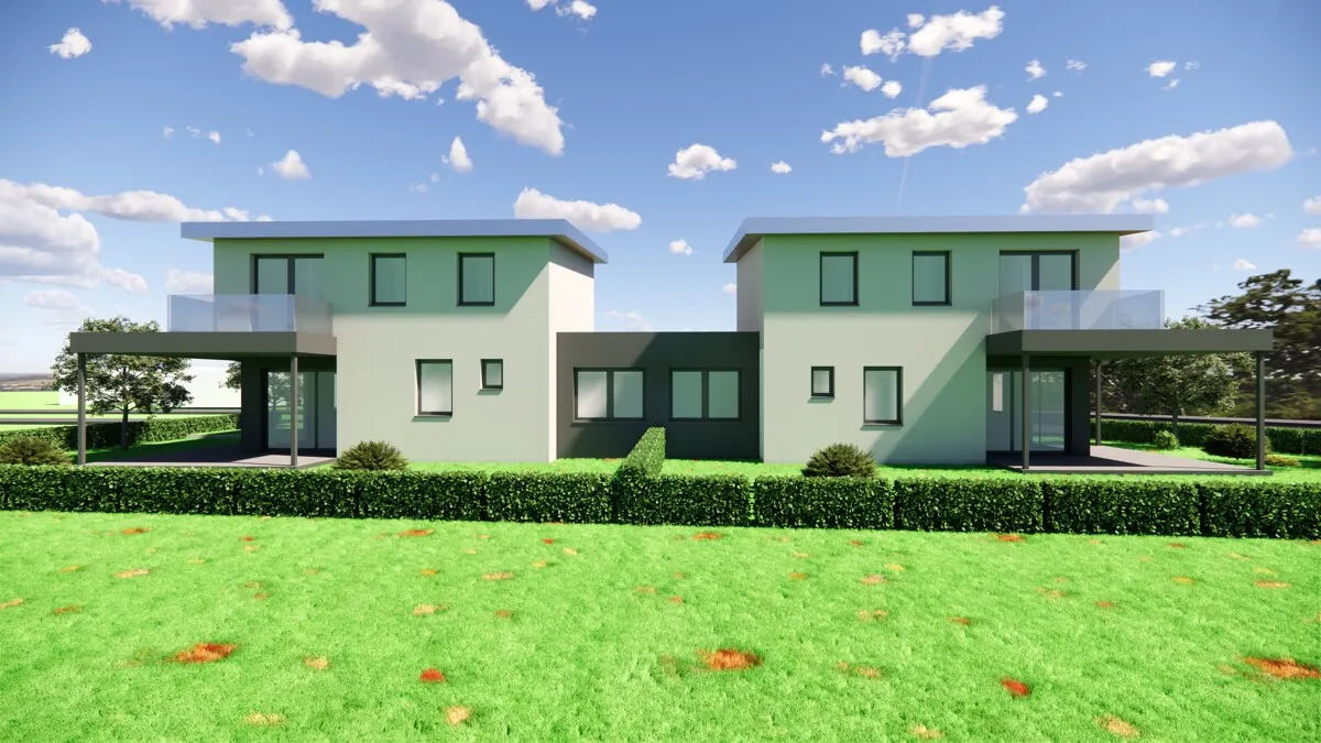 Neubauprojekt! Schlüsselfertige Doppelhaushälfte mit Garten und co. - Baubeginn Sommer 2026 - Ansicht 3