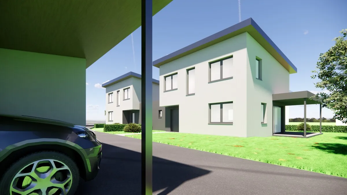 Neubauprojekt! Schlüsselfertige Doppelhaushälfte mit Garten und co. - Baubeginn Sommer 2026 - Ansicht 2
