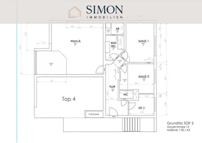 3-Zimmer-Wohnung mieten in Salzburg Stadt – 80 m², € 1.578 – Bild 13 von 14
