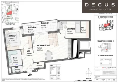 3-Zimmer-Wohnung mieten in Sankt Pölten – 78,09 m², € 1.285 – Bild 10 von 10