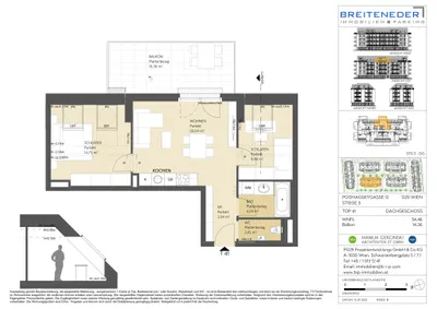3-Zimmer-Wohnung mieten in Wien – 54,46 m², € 1.307 – Bild 18 von 18