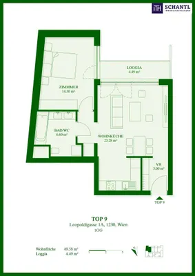 2-Zimmer-Wohnung kaufen in Wien – 49,58 m², € 287.156 – Bild 41 von 41
