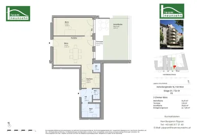 2-Zimmer-Gewerbeimmobilie kaufen in Wien – 54,75 m², € 263.000 – Bild 15 von 15