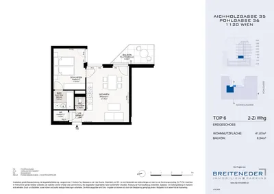 Wohnung kaufen in Wien – 41,67 m², € 264.000 – Bild 10 von 11