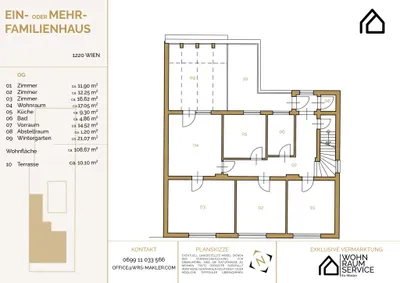 8-Zimmer-Haus kaufen in Wien – 188,42 m², € 599.000 – Bild 18 von 19