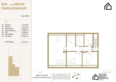 8-Zimmer-Haus kaufen in Wien – 188,42 m², € 599.000 – Bild 19 von 19