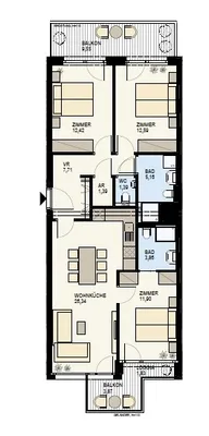 4-Zimmer-Wohnung kaufen in Wien – 85,59 m², € 1.015.300 – Bild 8 von 10