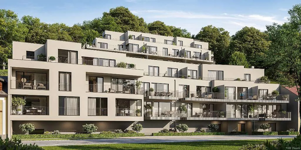PROVISIONSFREI: Blick ins Grüne: Südseitige Balkonwohnung mit 3 Zimmern - zu kaufen in 2391 Kaltenleutgeben - Ansicht 2