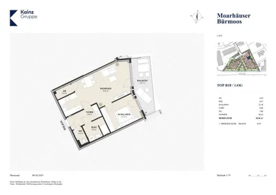 2-Zimmer-Wohnung kaufen in Salzburg-Umgebung – 55,44 m², € 255.000 – Bild 4 von 5