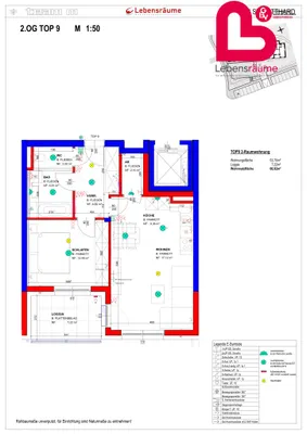 2-Zimmer-Wohnung mieten in Urfahr-Umgebung – 60,92 m², € 624 – Bild 5 von 5