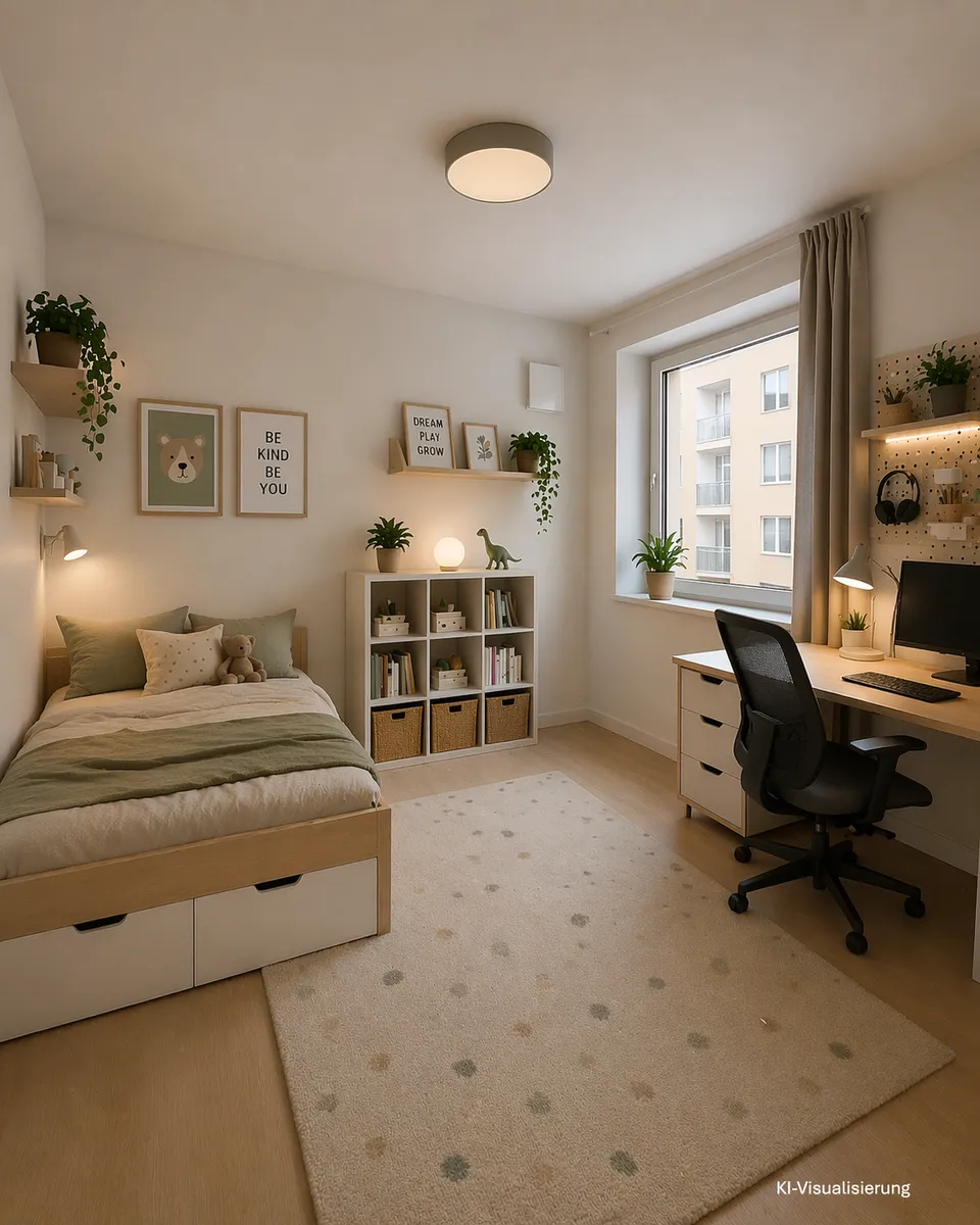 Erstbezug September 2026: Exklusive 3-Raum-Mietkaufwohnung in Ebelsberg | 2. Stock, Loggia/Balkon & Tiefgaragenplatz - Ansicht 3