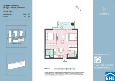 3-Zimmer-Wohnung mieten in Wien – 56,05 m², € 1.210 – Bild 13 von 13