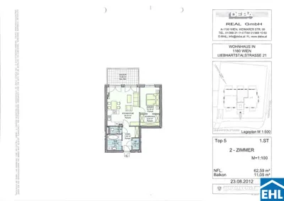 2-Zimmer-Wohnung mieten in Wien – 62,59 m², € 1.171 – Bild 17 von 17