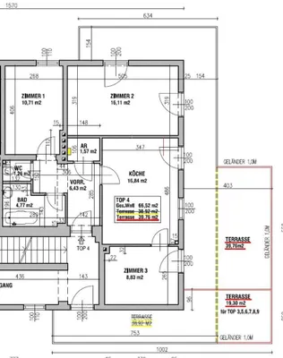 4-Zimmer-Wohnung mieten in Wiener Neustadt Land – 66 m², € 930 – Bild 11 von 11