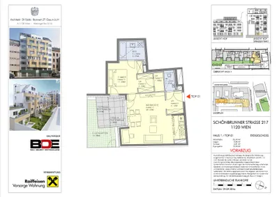 2-Zimmer-Wohnung mieten in Wien – 56,49 m², € 1.059 – Bild 11 von 11
