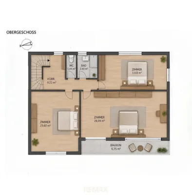 4-Zimmer-Haus kaufen in Baden – 160 m², € 795.000 – Bild 19 von 21
