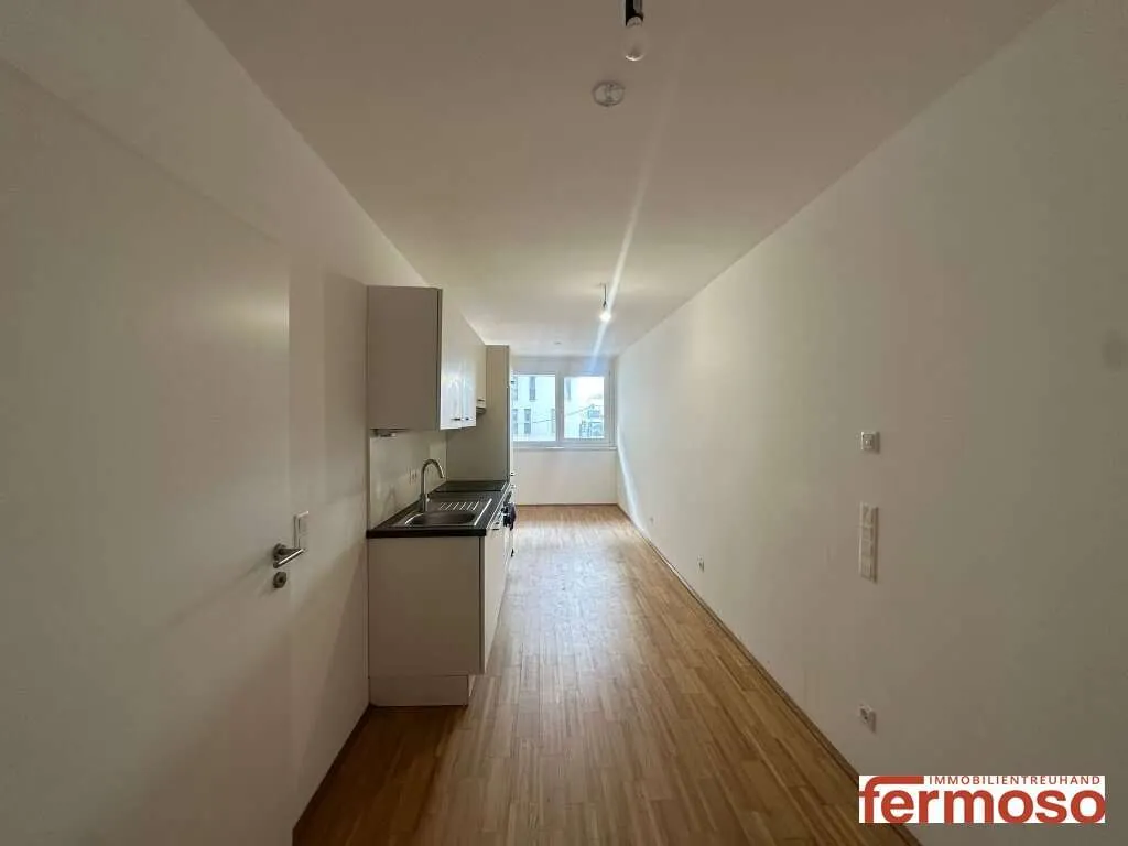 Moderne 1-Zimmer-Wohnung mit Einbauküche & Fußbodenheizung in 1200 Wien, nur 849 EUR! - Widok 3