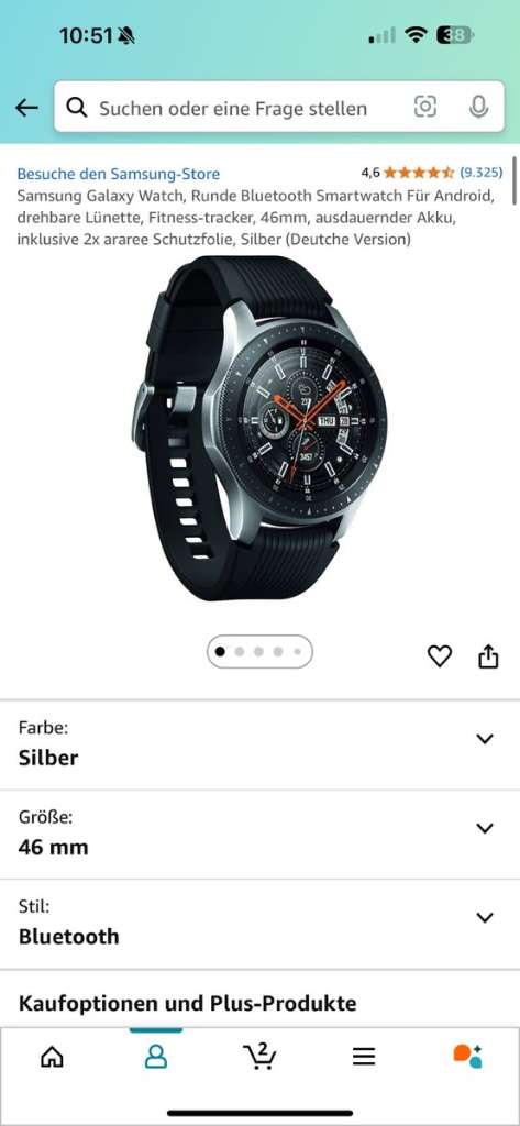 Samsung galaxy watch 46mm fitness tracker online