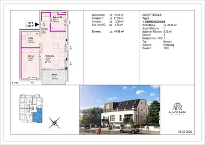 2-Zimmer-Wohnung kaufen in Wien – 45 m², € 398.050 – Bild 16 von 16
