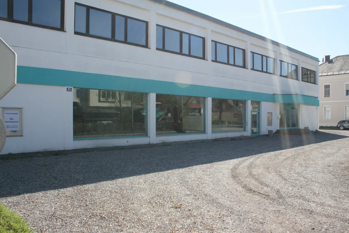 Gewerbefläche 1.800m² für Logistik, Handwerk, Handel oder Werkstatt mit Parkplätzen und großer Freifläche im Innenhof - Ansicht 3