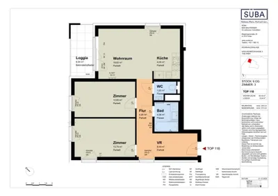3-Zimmer-Wohnung mieten in Wien – 69,22 m², € 1.449 – Bild 14 von 14