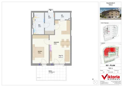 2-Zimmer-Wohnung kaufen in Salzburg-Umgebung – 53,06 m², € 388.000 – Bild 4 von 7