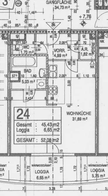 Wohnung – Wien, Brigittenau, Katastralgemeinde Brigittenau - Ansicht 2