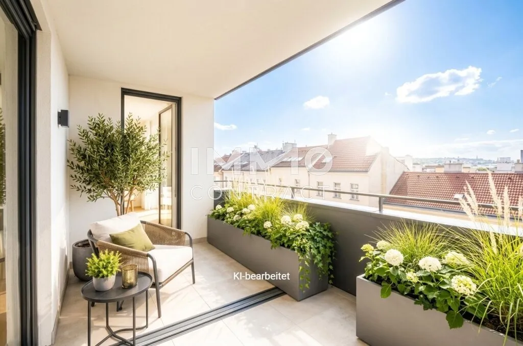 Premium-Vorsorgewohnung nahe Schönbrunn - Erstbezug - Westbalkon & Loggia - Ansicht 2