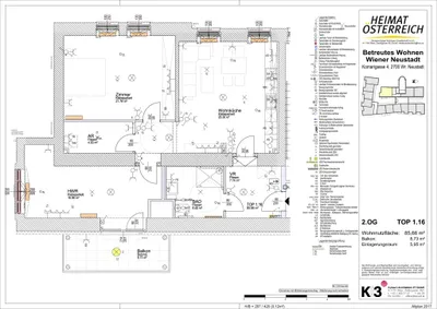 3-Zimmer-Wohnung mieten in Wiener Neustadt – 85,66 m², € 1.187 – Bild 24 von 26