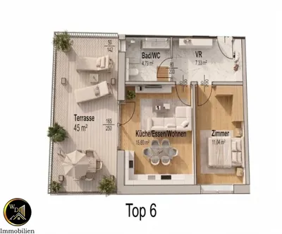 2-Zimmer-Wohnung kaufen in Völkermarkt – 45 m², € 279.500 – Bild 4 von 18