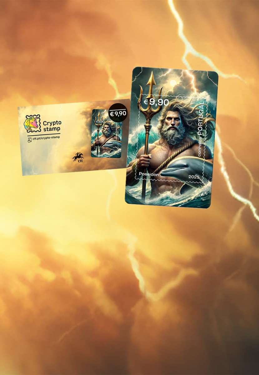 Briefmarke Crypto Stamp Poseidon, € 30,- (5020 Salzburg) - willhaben