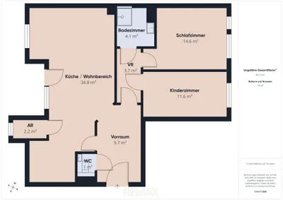 3-Zimmer-Wohnung kaufen in Eisenstadt – 84,83 m², € 299.000 – Bild 17 von 17
