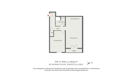 2-Zimmer-Wohnung kaufen in Wien – 69,25 m², € 349.000 – Bild 9 von 9