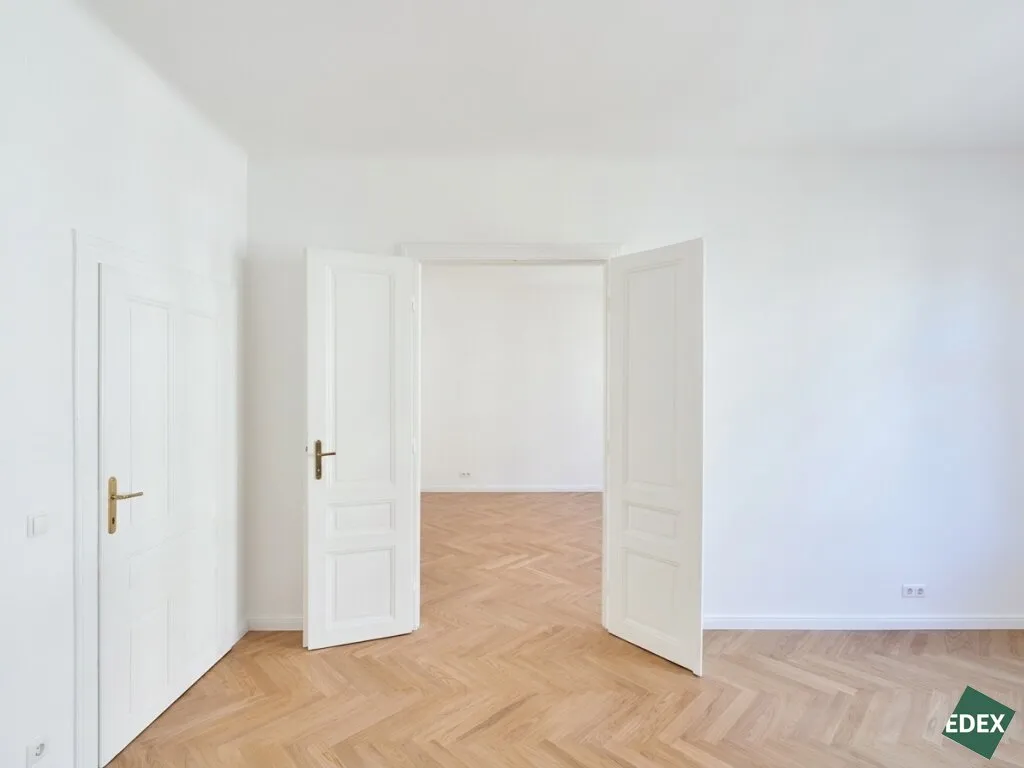 Schöner 3-Zimmer-Altbau nahe Prater: Erstbezug mit Balkonpotenzial - Ansicht 2