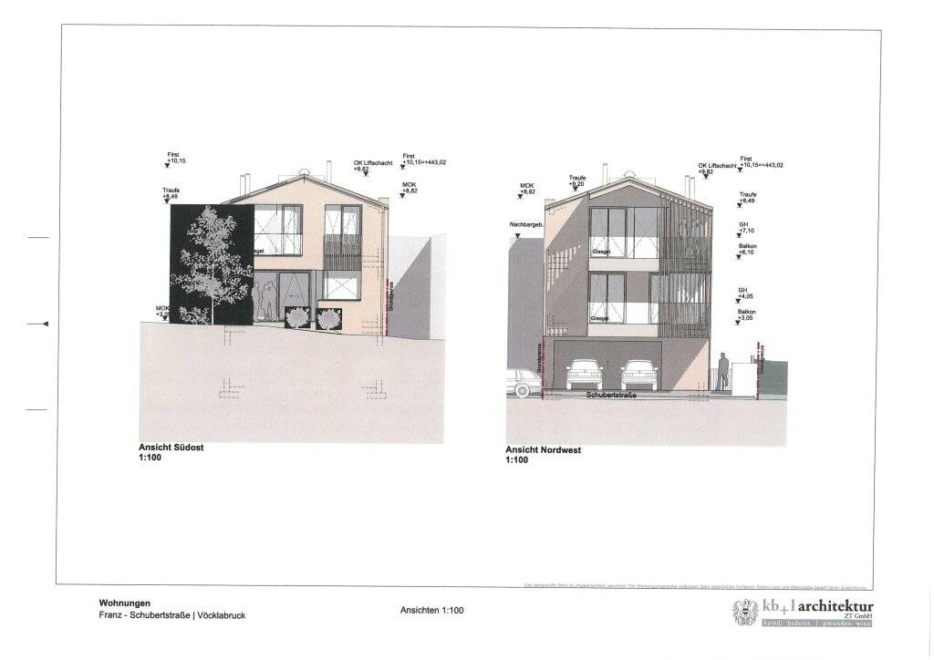 ( Bauprojekt ) !! Baugrund inkl. Baugenehmigung für 3 Wohnungen in Vöcklabruck: mit Garten, Terrasse, 2 Balkonen & 3 Stellplätzen!, Vöcklabruck