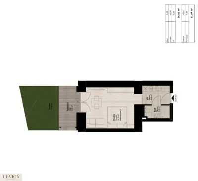 1-Zimmer-Wohnung kaufen in Wien – 26,82 m², € 99.000 – Bild 4 von 4