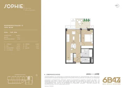 2-Zimmer-Wohnung kaufen in Wien – 45,37 m², € 457.000 – Bild 13 von 13