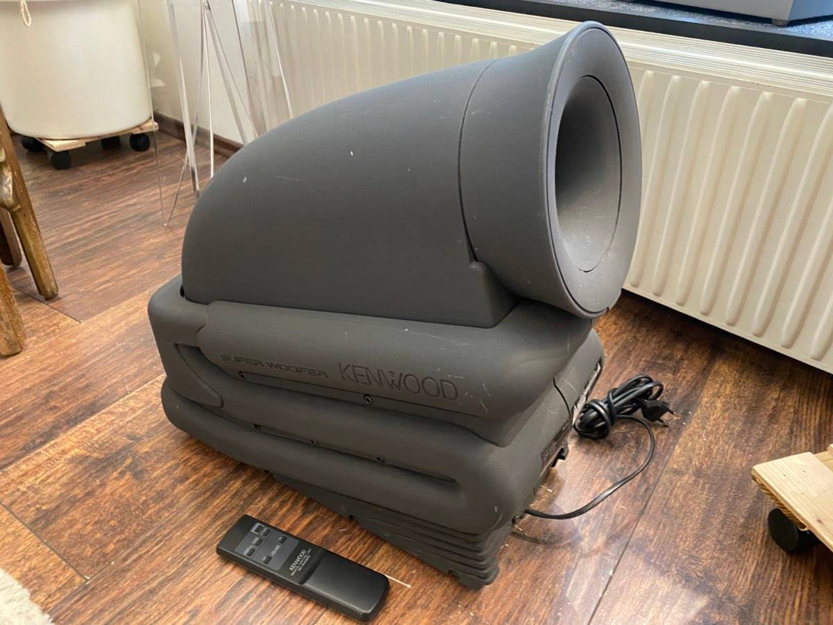 テツ君 KENWOOD SUPER WOOFER SW-500 リモコン付 Used Kenwood SW-500 Subwoofers for Sale | HifiShark.com