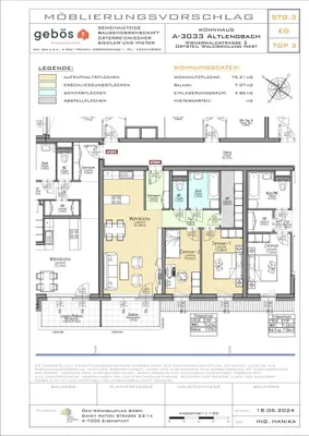 3-Zimmer-Wohnung mieten in Sankt Pölten Land – 75,2 m², € 802 – Bild 19 von 19