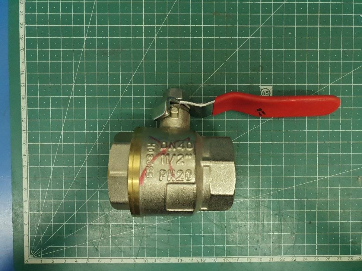 1 1/2 Zoll Kugelhahn Wesa