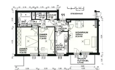 3-Zimmer-Wohnung mieten in Neunkirchen – 73 m², € 715 – Bild 8 von 8