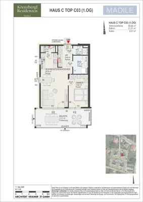 2-Zimmer-Wohnung kaufen in Klagenfurt – 59,68 m², € 432.000 – Bild 7 von 7