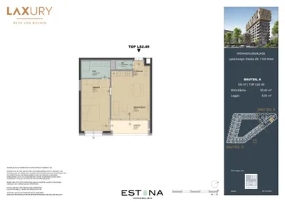 2-Zimmer-Wohnung kaufen in Wien – 50,44 m², € 319.500 – Bild 12 von 13