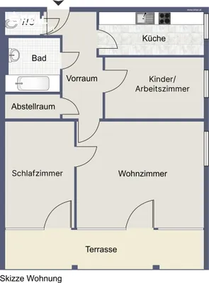 3-Zimmer-Wohnung kaufen in Wien – 79 m², € 380.000 – Bild 16 von 17