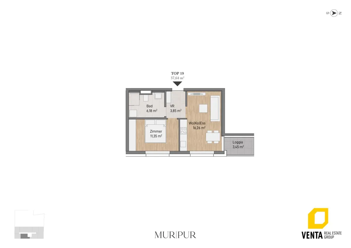 Wohnung – Graz, Karlau, Gries - Ansicht 2