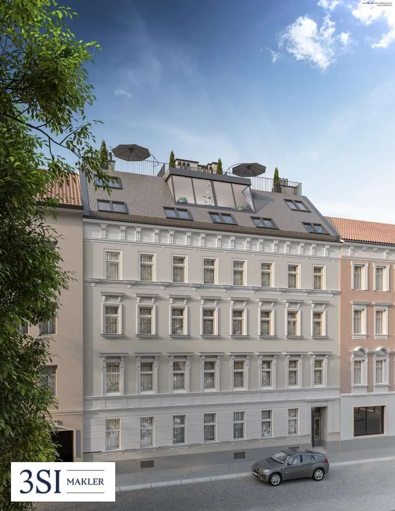 Baubewilligter Rohdachboden in gepflegtem Mittelzinshaus nahe U3-Hütteldorfer Straße